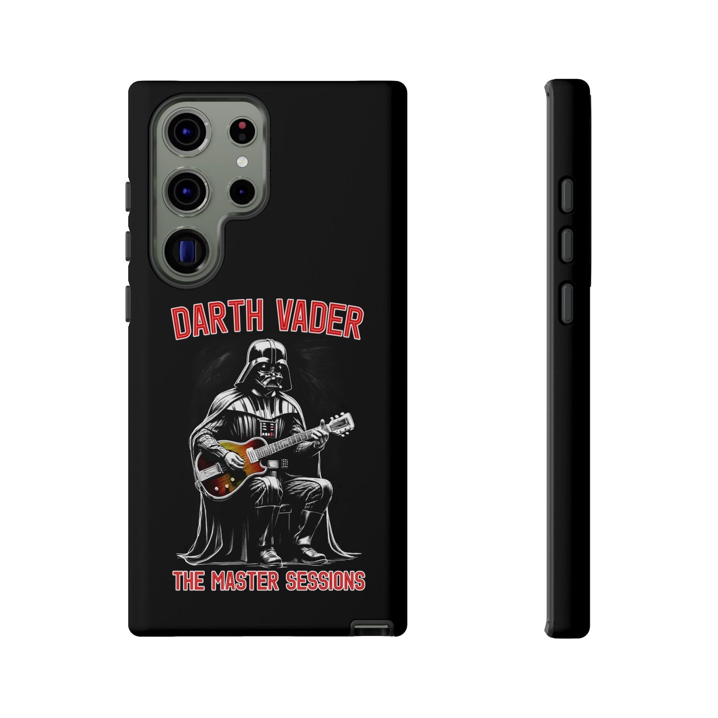 Darth Vader Guitar Rugged Cell Phone Case, Star Wars Concert Design, Tough Phone Cover, Outer Rim Tour Merch, Galaxy Jammer Case