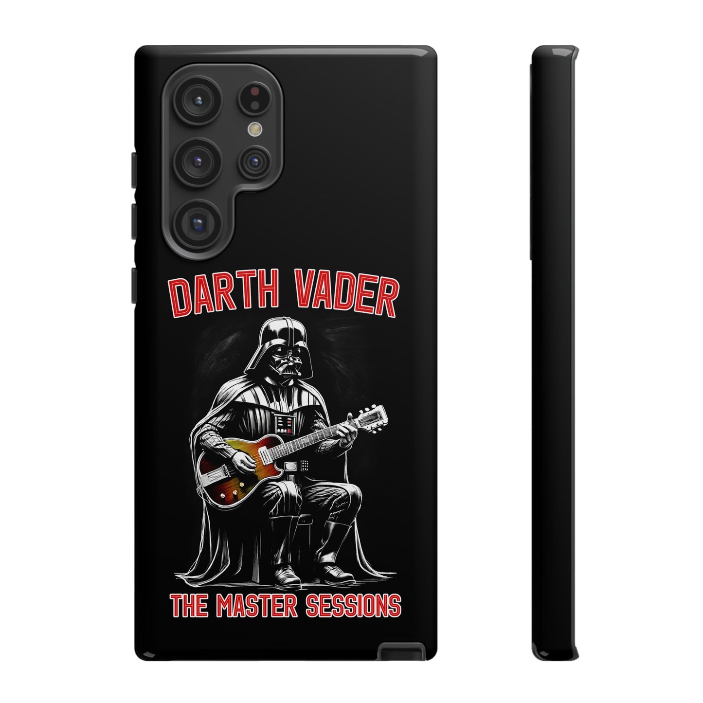 Darth Vader Guitar Rugged Cell Phone Case, Star Wars Concert Design, Tough Phone Cover, Outer Rim Tour Merch, Galaxy Jammer Case