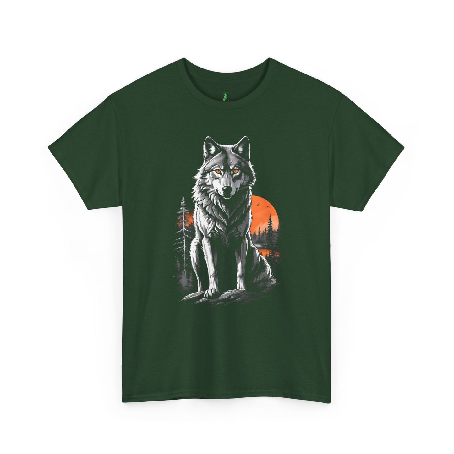 Wolf Graphic Tee | Nature Lover Gift, Cool Graphic Unisex Cotton Shirt