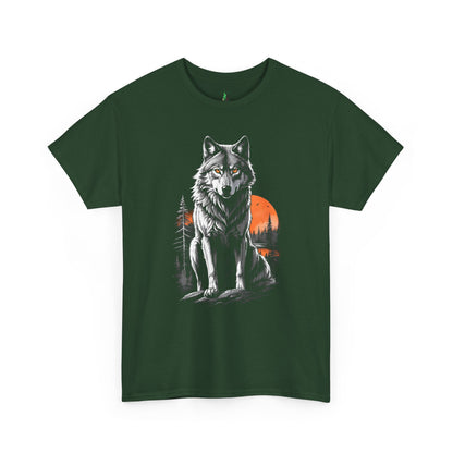 Wolf Graphic Tee | Nature Lover Gift, Cool Graphic Unisex Cotton Shirt