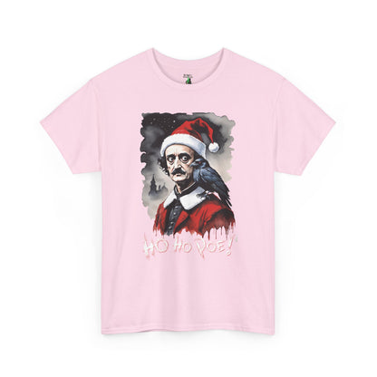 Edgar Allen Poe Santa T‑Shirt — "Ho Ho Poe!" Gothic Christmas Tee