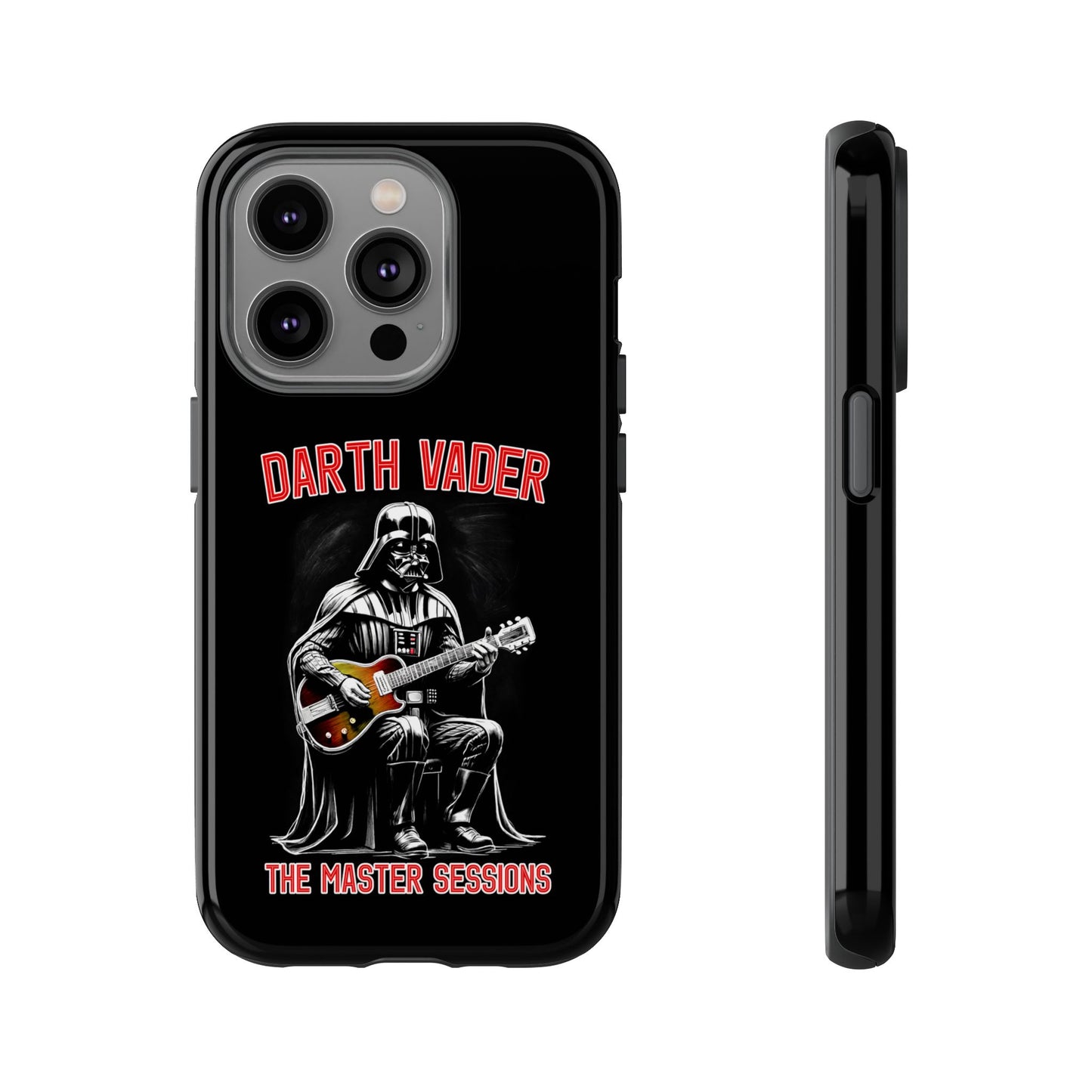 Darth Vader Guitar Rugged Cell Phone Case, Star Wars Concert Design, Tough Phone Cover, Outer Rim Tour Merch, Galaxy Jammer Case