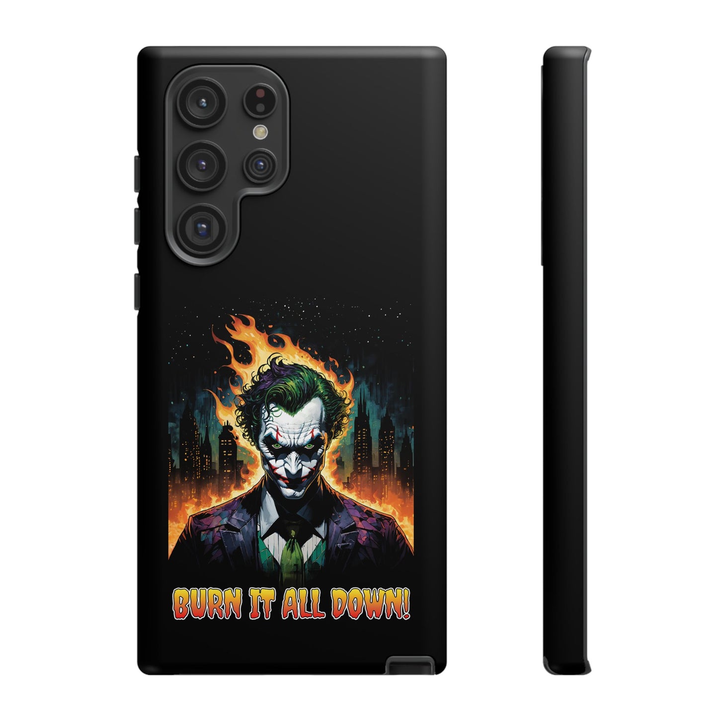 Joker Tough Cases for Samsung, Unique Cell Covers for Batman Fans, Cool Cellphone Protectors, DC Comics Gift, Rugged Tough Cases