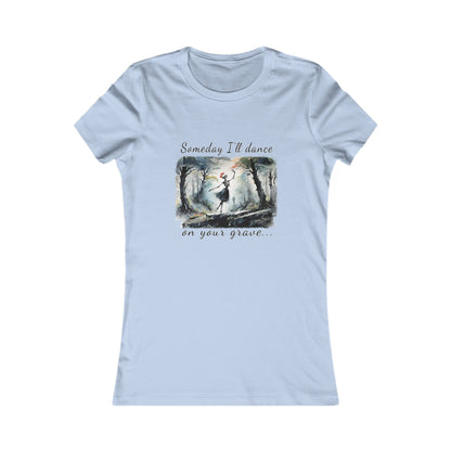 This Haunting Skeleton Shirt is perfect for ladies who love things that are spooky, romantic, and haunting. This Bella Canvas cotton t-shirt design is chillingly beautiful. Available in ladies soft cotton baby blue Bella Canvas t-shirts.