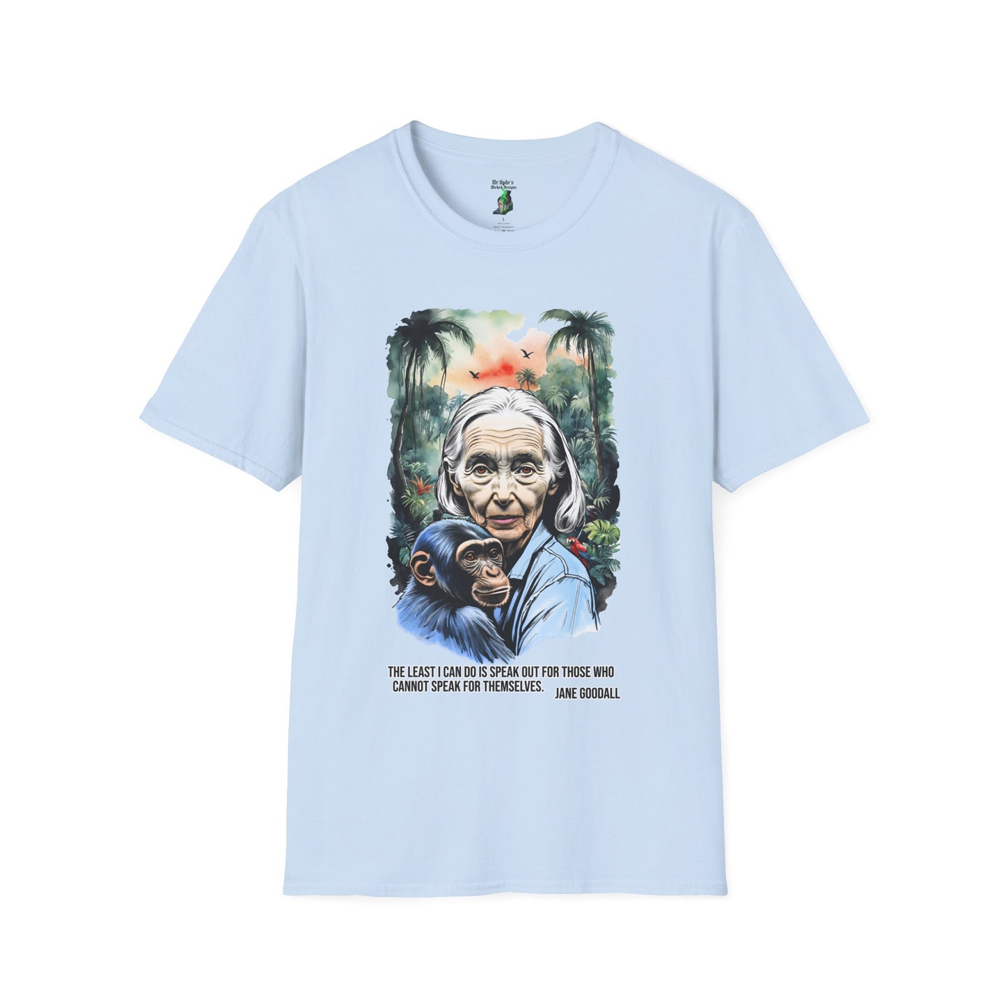 Nature Lover's T-Shirt with Jane Goodall Quote, Eco-Friendly Tee, Animal Rights Shirt, Gift for Wildlife Advocates, Conservation [...]