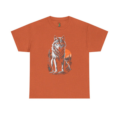 Wolf Graphic Tee | Nature Lover Gift, Cool Graphic Unisex Cotton Shirt