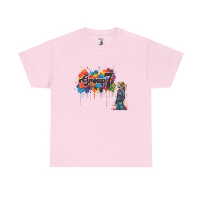 Colorful Group 7 Unisex Tee - Group 7 support t-shirt, TikTok Group 7 merch