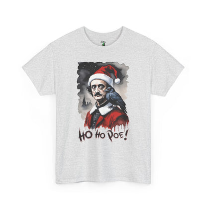 Edgar Allen Poe Santa T‑Shirt — "Ho Ho Poe!" Gothic Christmas Tee