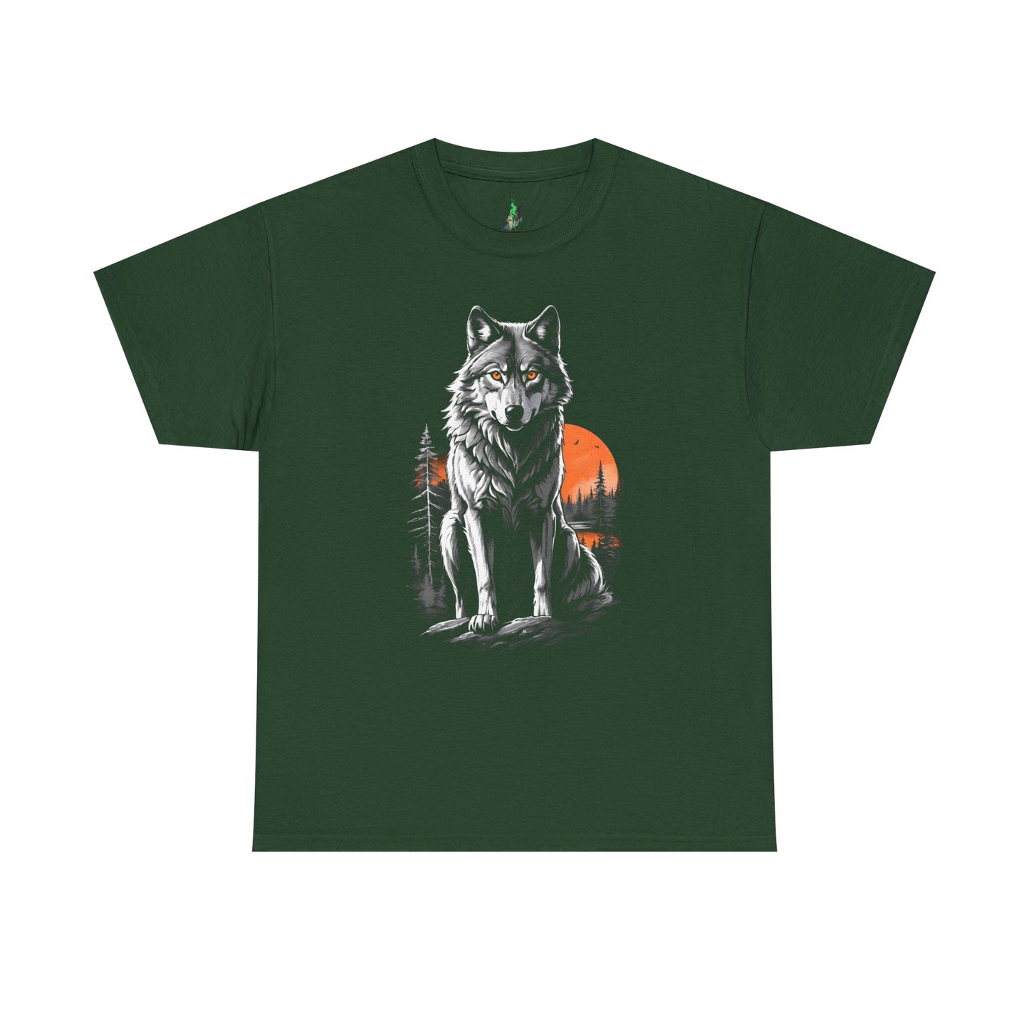 Wolf Graphic Tee | Nature Lover Gift, Cool Graphic Unisex Cotton Shirt