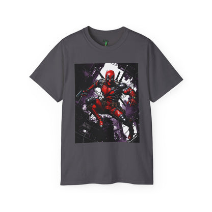 Deadpool Fan Art T-shirt, Comic Collector Shirt, Marvel Fan Gift, Comicon Apparel, Unisex Ultra Cotton Tee