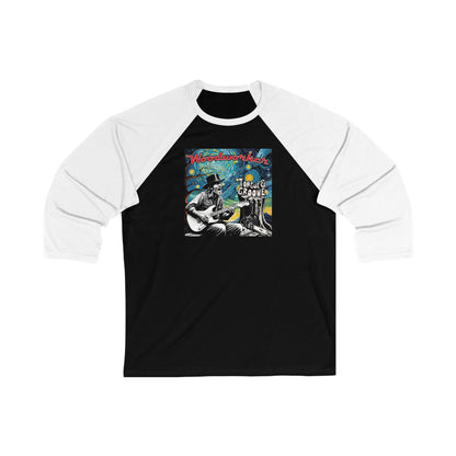 Vintage Music-Themed Unisex 3/4 Sleeve Baseball Tee - Perfect Gift for Music Lovers