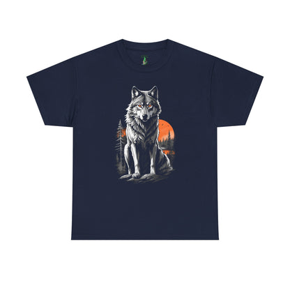 Wolf Graphic Tee | Nature Lover Gift, Cool Graphic Unisex Cotton Shirt