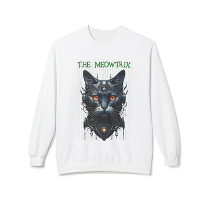 Matrix Cat Parody Sweatshirt, Funny Meowtrix Design, Cat Lover Gift, Movie Parody Shirt, Cool Neo Cat Apparel