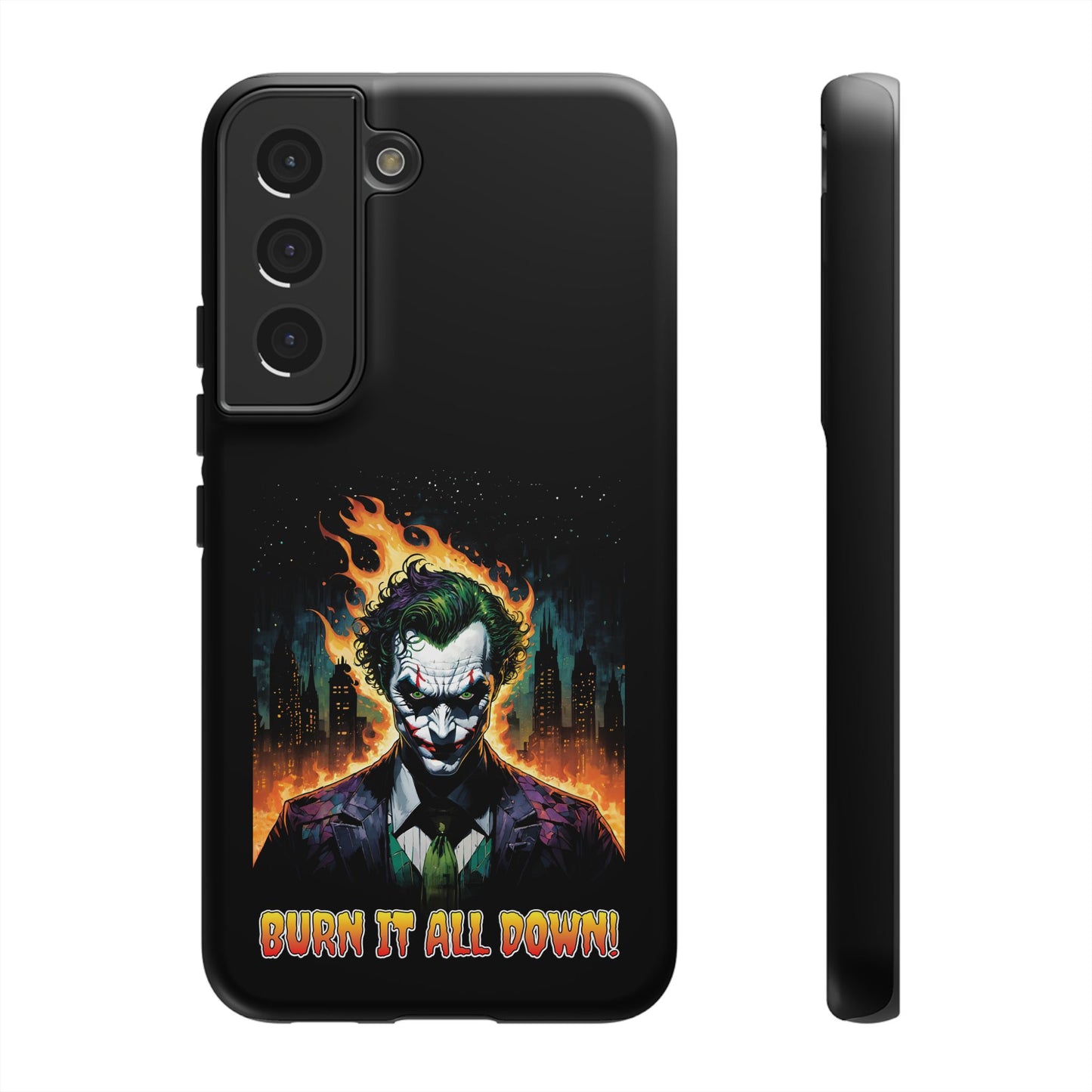 Joker Tough Cases for Samsung, Unique Cell Covers for Batman Fans, Cool Cellphone Protectors, DC Comics Gift, Rugged Tough Cases