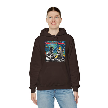Vintage-Inspired Unisex Hooded Sweatshirt - Tongue & Groove Design