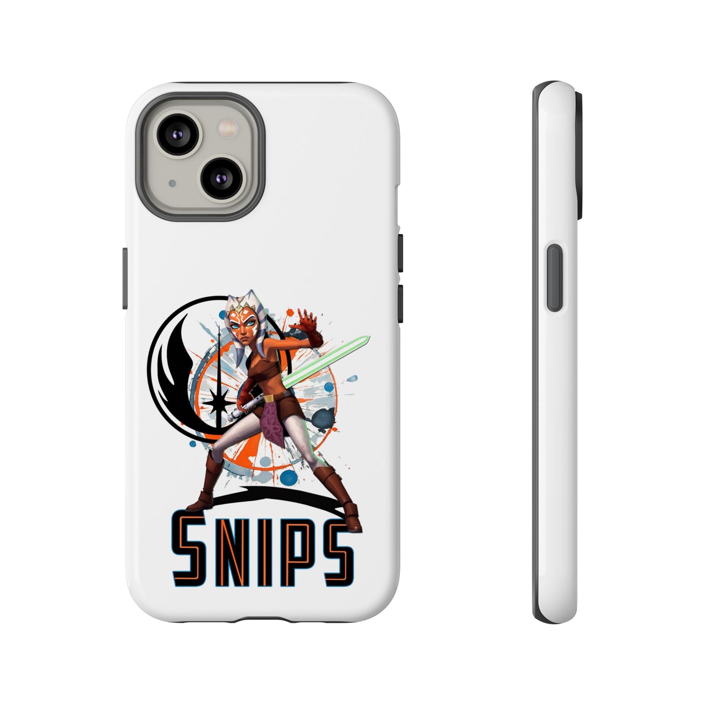 Tough Cases - Ahsoka Tano Star Wars Rugged Cell Phone Case, Snips Design, Lightweight & Durable, Ideal for Girl Power Fans, Nerds, Geeky