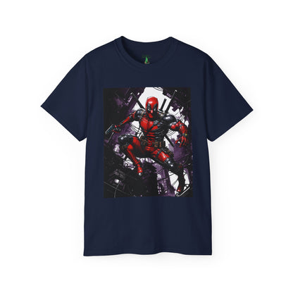 Deadpool Fan Art T-shirt, Comic Collector Shirt, Marvel Fan Gift, Comicon Apparel, Unisex Ultra Cotton Tee