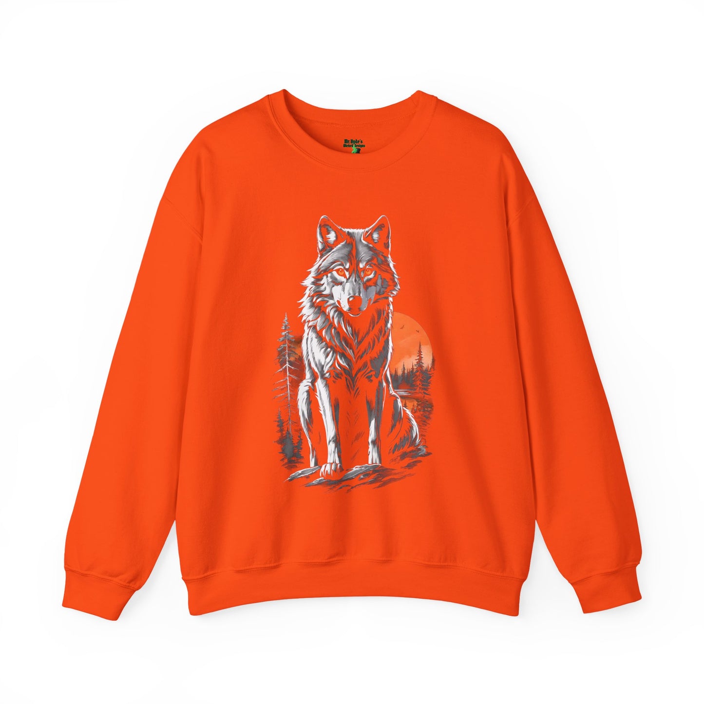 Wolf Moon Unisex Sweatshirt - North American Gray Wolf Design - Endangered Species Awareness Hoodie, Nature Lover Gift, Wildlife