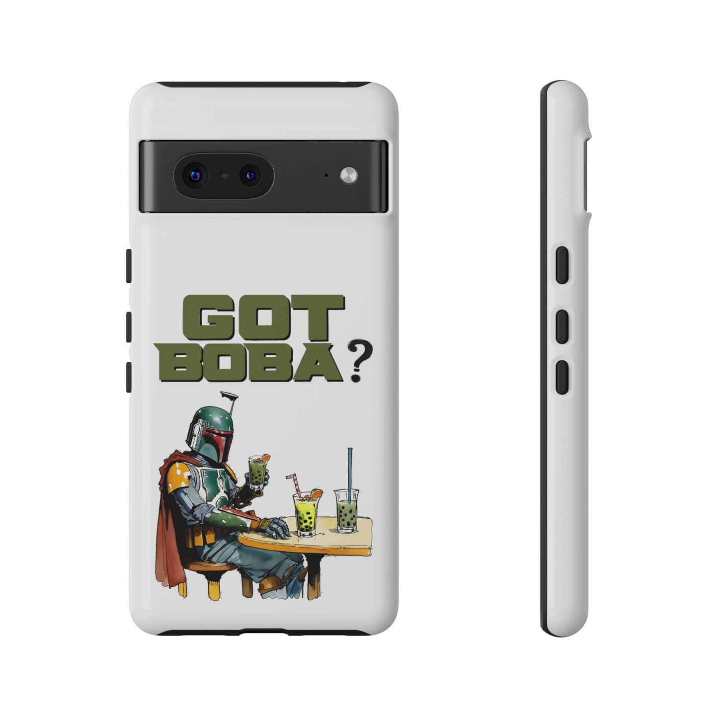 Tough Cases, Boba Fett Cell Phone Case, Star Wars Phone Cover, Rugged Phone Case, Funny Phone Case, Watercolor Design