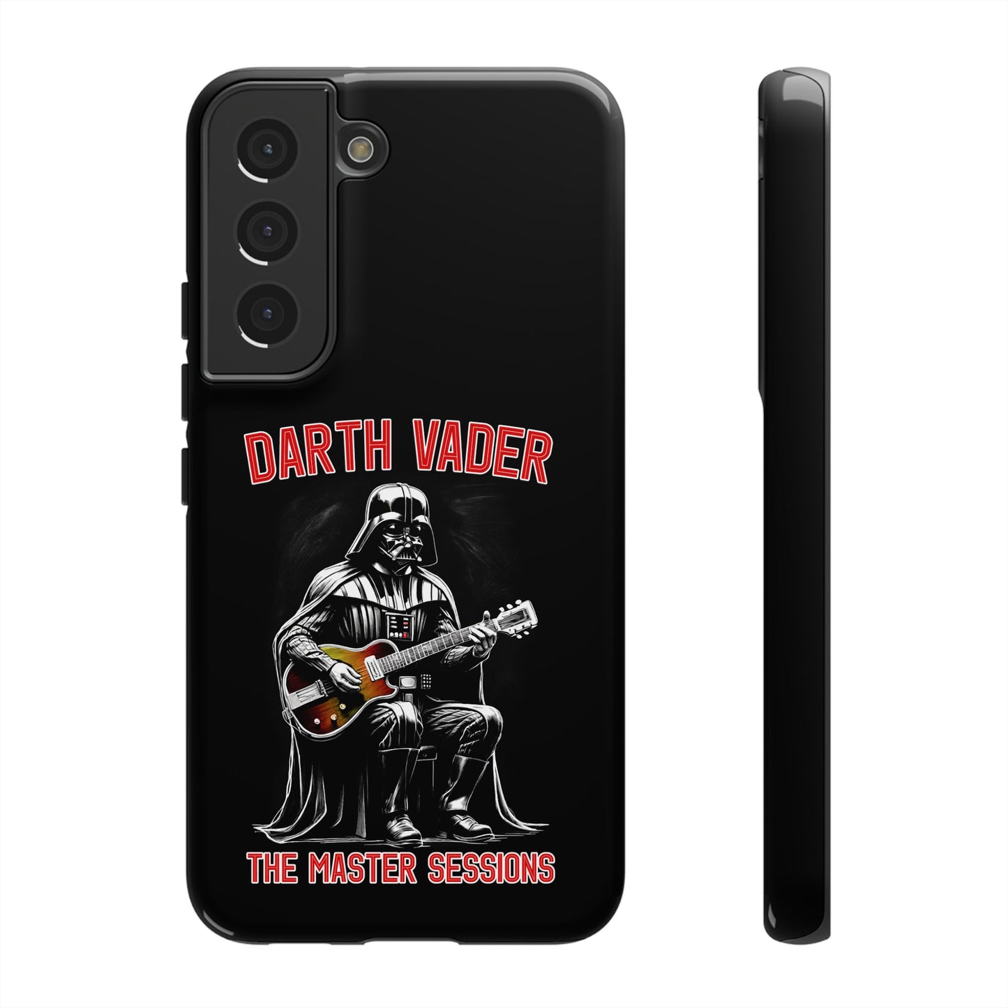 Darth Vader Guitar Rugged Cell Phone Case, Star Wars Concert Design, Tough Phone Cover, Outer Rim Tour Merch, Galaxy Jammer Case