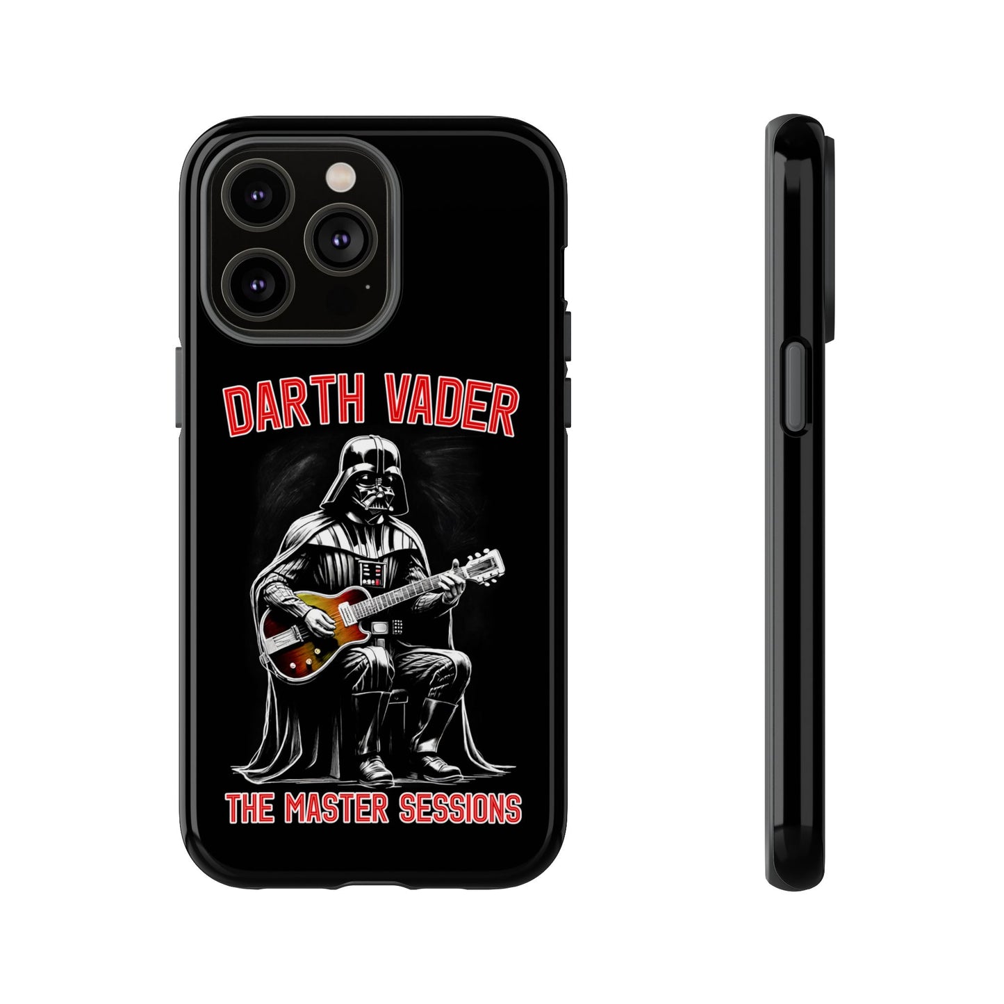 Darth Vader Guitar Rugged Cell Phone Case, Star Wars Concert Design, Tough Phone Cover, Outer Rim Tour Merch, Galaxy Jammer Case