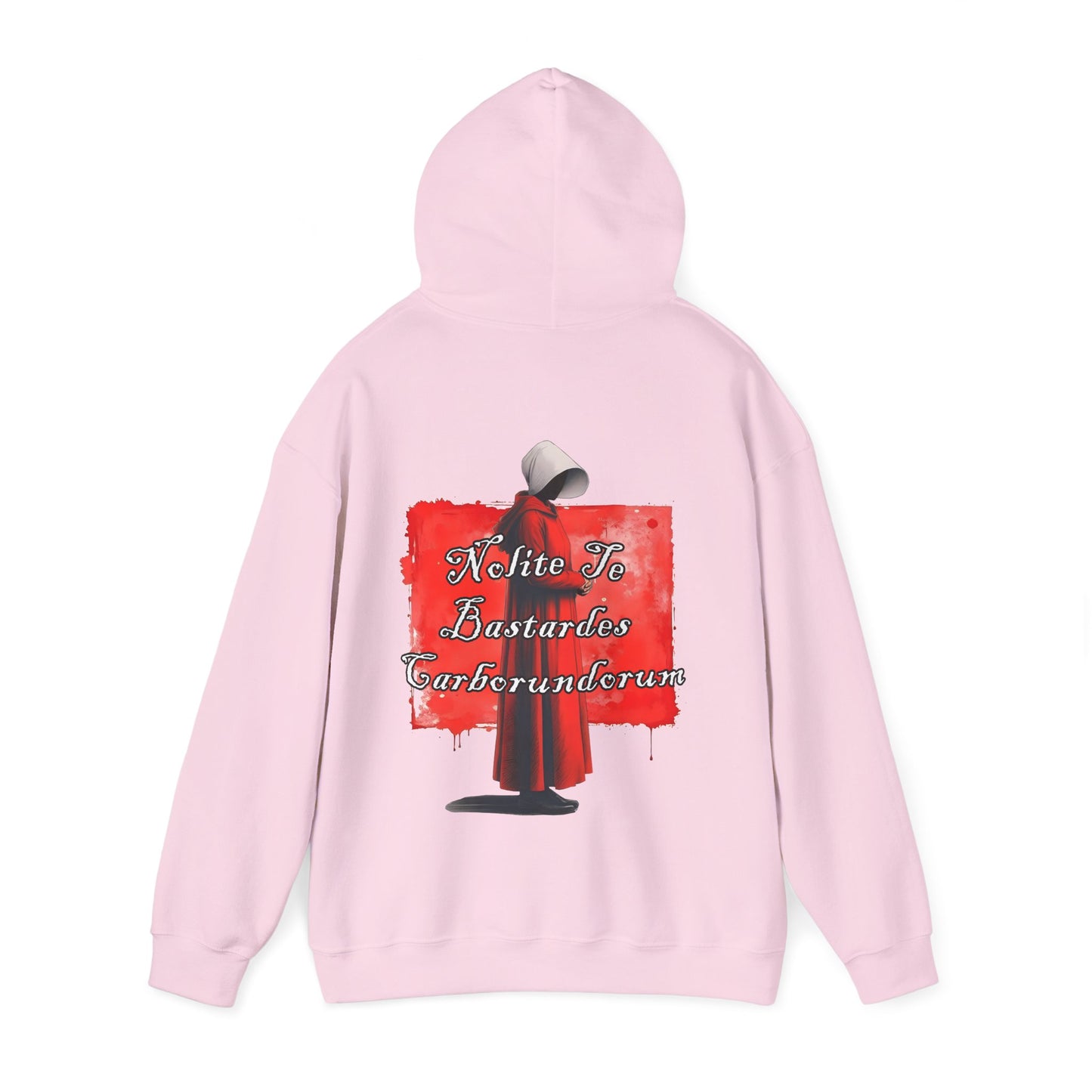 'Nobody's Handmaid' Feminist Handmaid's Tale Inspired Graphic Hoodie - Nolite Te Bastardes Conumdorum Tee