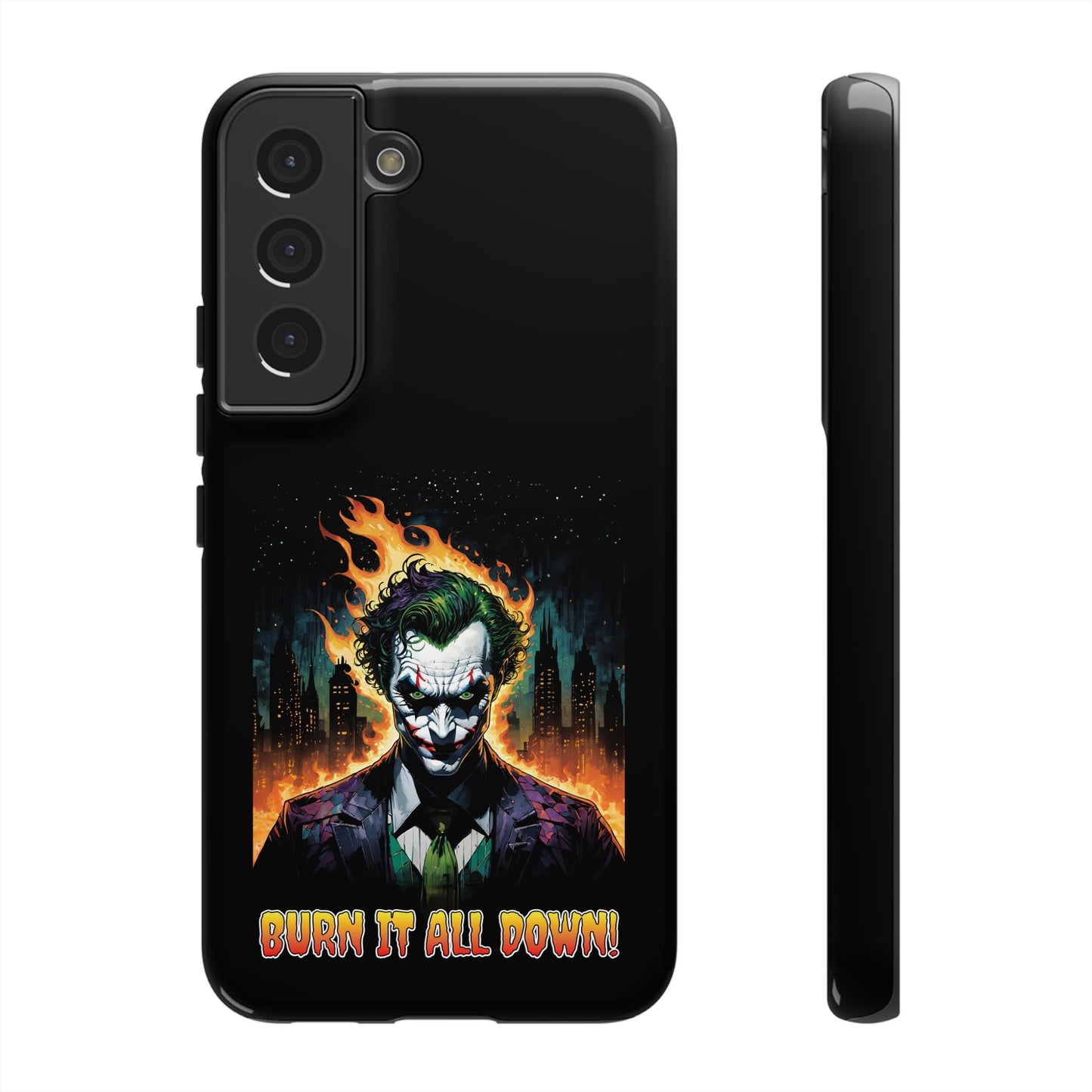 Joker Tough Cases for Samsung, Unique Cell Covers for Batman Fans, Cool Cellphone Protectors, DC Comics Gift, Rugged Tough Cases