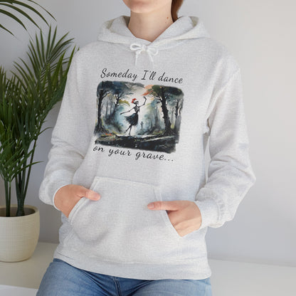 This Haunting Skeleton Hoodie is perfect for ladies who love things that are spooky and macabre. This hooded sweatshirt design is both stunning and chilling. Available stylish light grey Unisex Hoodies.