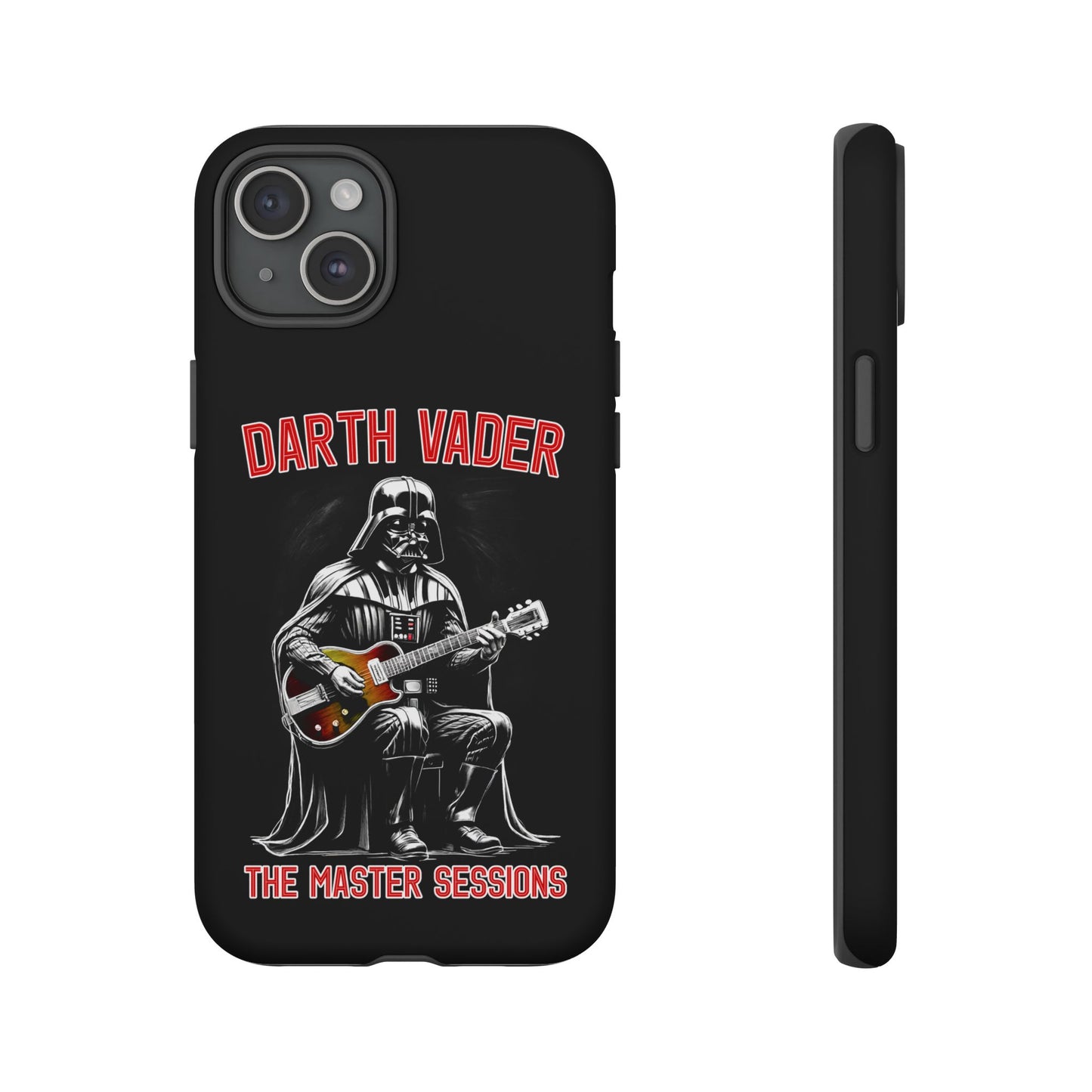 Darth Vader Guitar Rugged Cell Phone Case, Star Wars Concert Design, Tough Phone Cover, Outer Rim Tour Merch, Galaxy Jammer Case