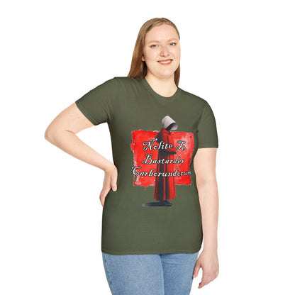 Handmaid’s Tale Inspired T‑Shirt – "Nolite To Bastardes Carburundurim" Graphic Tee
