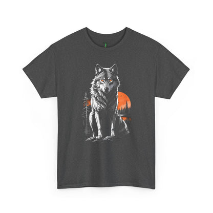 Wolf Graphic Tee | Nature Lover Gift, Cool Graphic Unisex Cotton Shirt
