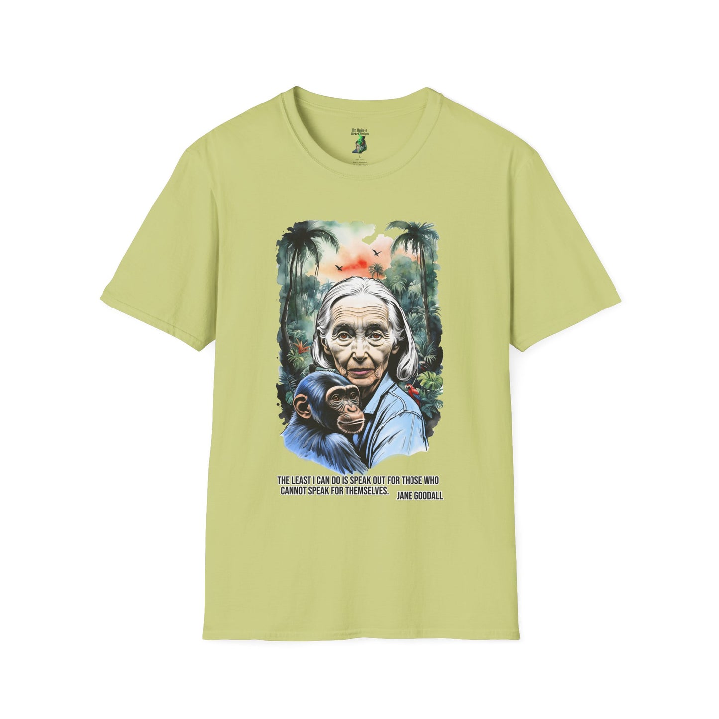 Nature Lover's T-Shirt with Jane Goodall Quote, Eco-Friendly Tee, Animal Rights Shirt, Gift for Wildlife Advocates, Conservation [...]