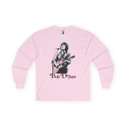 Bob Dylan Retro Unisex Tee, Music Festival Concert Shirt, Vintage Heavy Cotton T-Shirt, Music Lover Gift, Artistic Graphic Tee