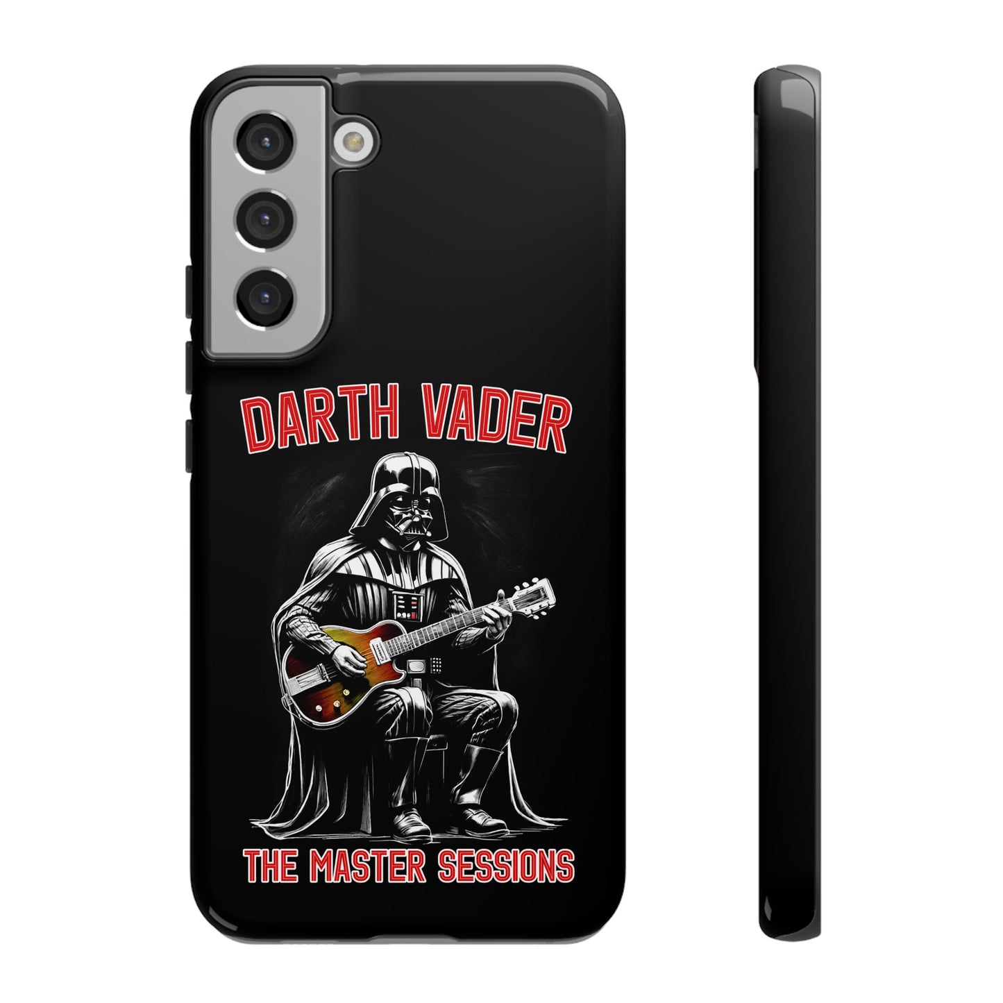 Darth Vader Guitar Rugged Cell Phone Case, Star Wars Concert Design, Tough Phone Cover, Outer Rim Tour Merch, Galaxy Jammer Case