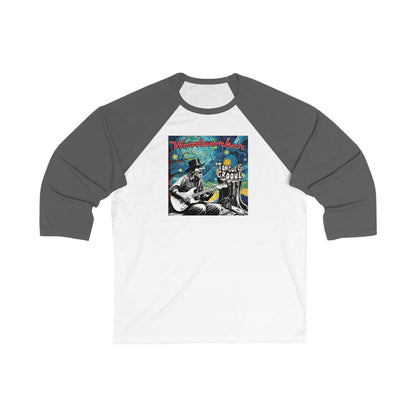 Vintage Music-Themed Unisex 3/4 Sleeve Baseball Tee - Perfect Gift for Music Lovers