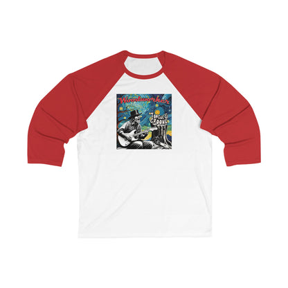 Vintage Music-Themed Unisex 3/4 Sleeve Baseball Tee - Perfect Gift for Music Lovers