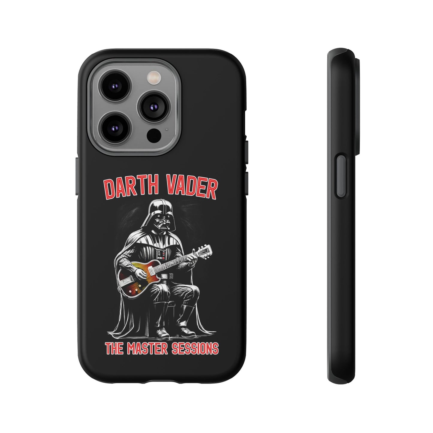 Darth Vader Guitar Rugged Cell Phone Case, Star Wars Concert Design, Tough Phone Cover, Outer Rim Tour Merch, Galaxy Jammer Case