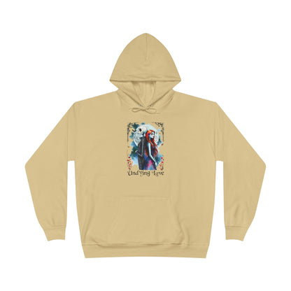 Jack and Sally Undying Love Unisex Pullover Hoodie Sweatshirt, Halloween Hoodie, Christmas Gift, Gothic Love Story, Gothic Romance