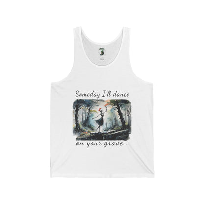 This Haunting Skeleton Shirt is perfect for ladies who love things that are spooky and macabre. This t-shirt design is both stunning and chilling. Available stylish white Tank-tops.