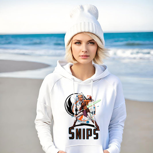 Ahsoka Tano Tribute Hoodie, Jedi Snips Sweatshirt, Star Wars Fan Gift, Girl Power Cosplay Top, Nerd Pride Apparel, Casual Wear, Unique