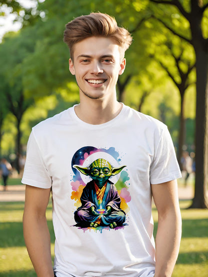 Yoda Yoga Shirt, Yoda T-shirt, Empire Strikes Back, Yoga Yoga design, Yoga apparel, Ladies Yoga shirt, Unisex Heavy Cotton T-shirt