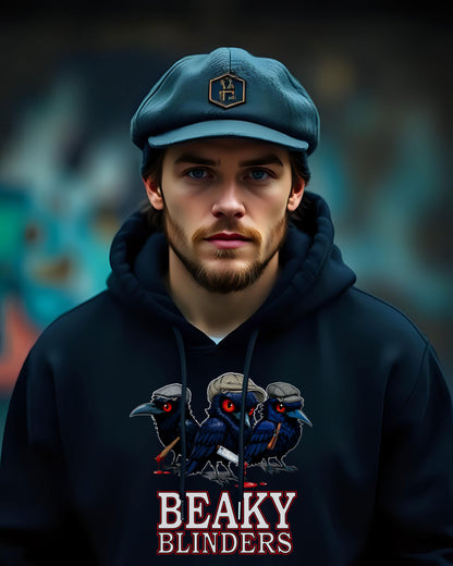 Beaky Blinders Unisex Sweatshirt, Peaky Blinders Parody Sweatshirt, Gangster Fan Gift, Murder of Crows, Tommy Shelby, Fandom Merchandise