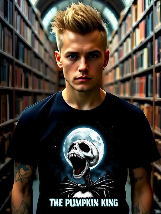 Nightmare Jack Unisex Tee, Halloween Shirt, Pumpkin King Tee, Graphic Tee for Fans, Movie Merchandise, Spooky Gift Idea