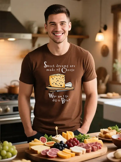 Sweet dreams are made of Cheese T-Shirt | Cheese Pun Shirt | Eurythmics Parody | Cheese Lovers Cotton Tee