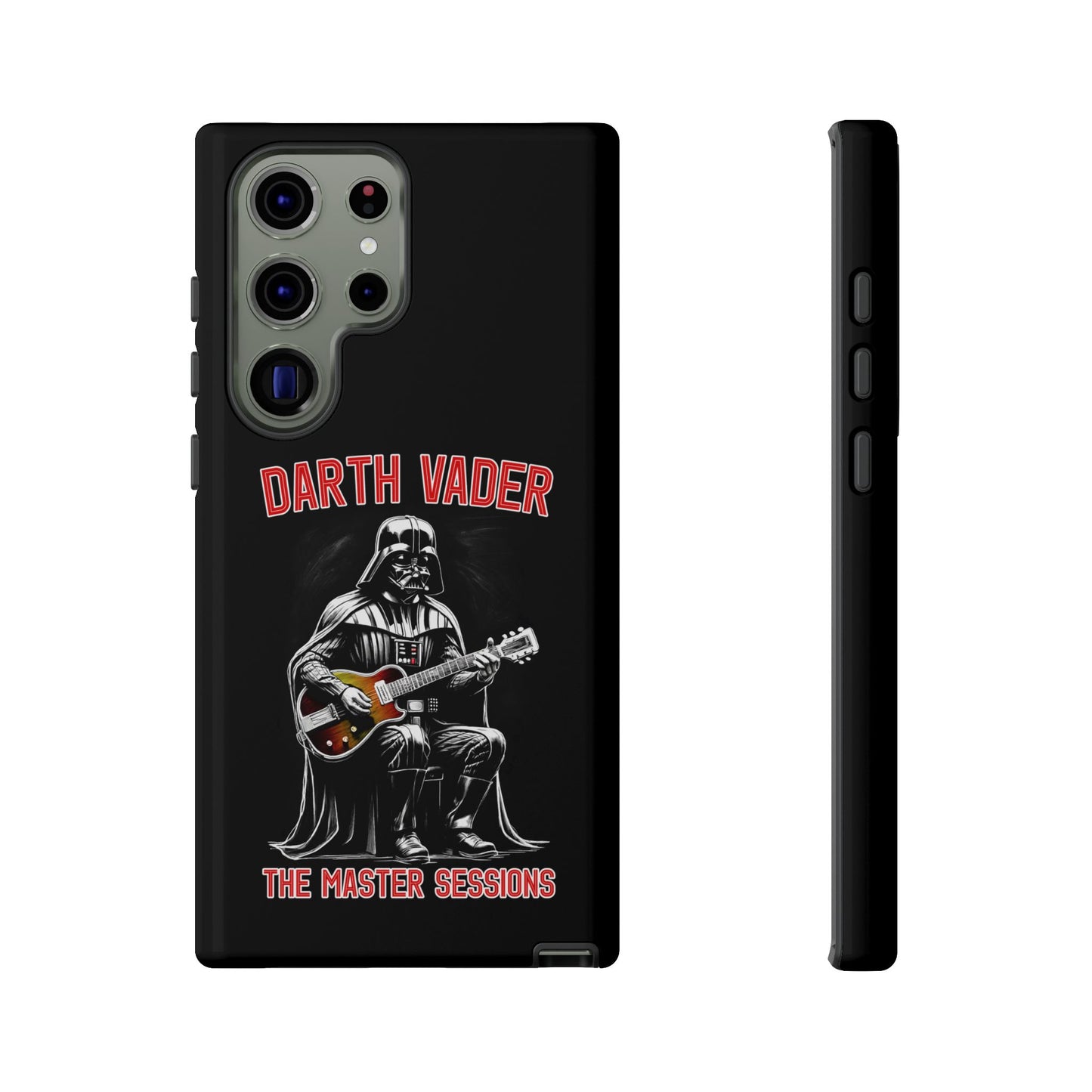 Darth Vader Guitar Rugged Cell Phone Case, Star Wars Concert Design, Tough Phone Cover, Outer Rim Tour Merch, Galaxy Jammer Case