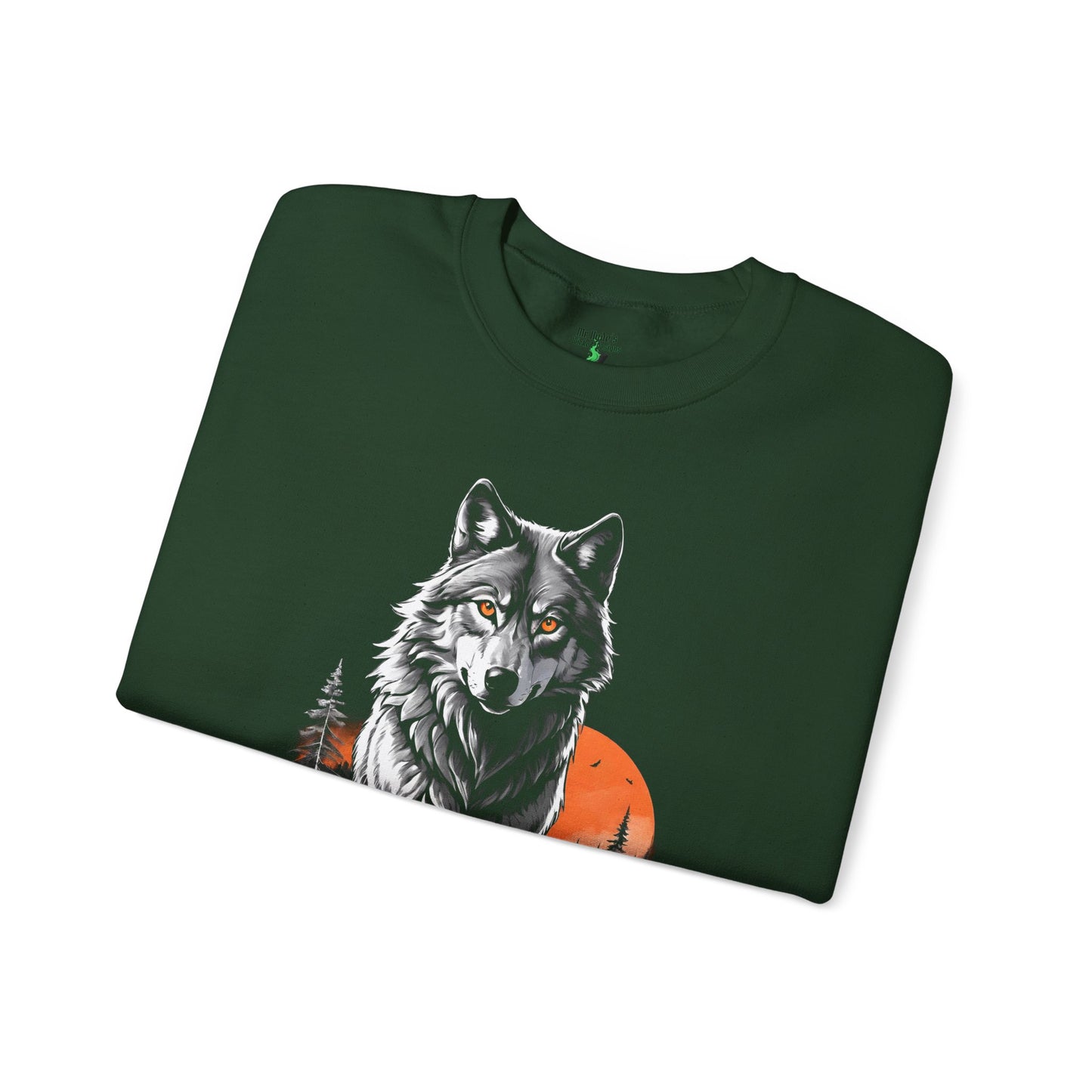 Wolf Moon Unisex Sweatshirt - North American Gray Wolf Design - Endangered Species Awareness Hoodie, Nature Lover Gift, Wildlife