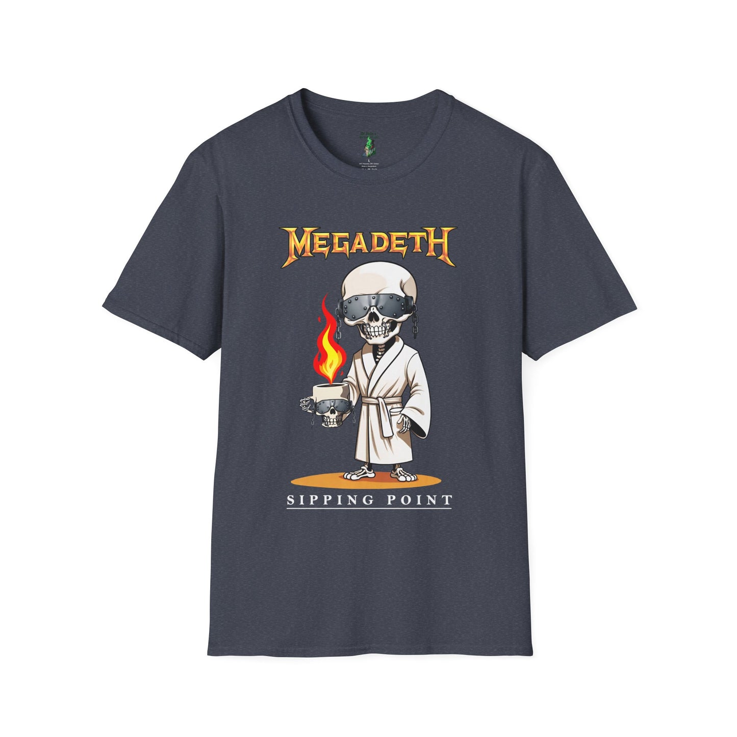Sipping Time "Vic" Megadeth T-shirt - Gildan Softstyle T-Shirt