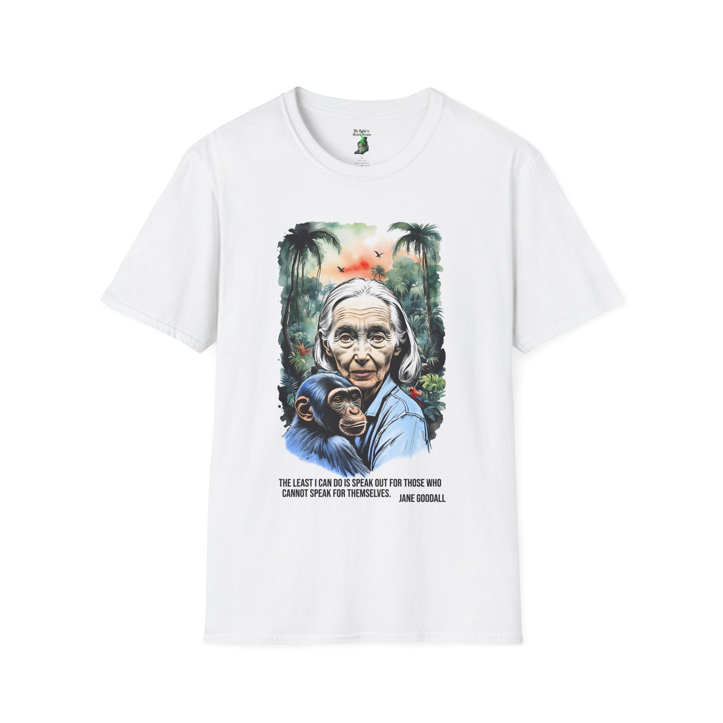 Nature Lover's T-Shirt with Jane Goodall Quote, Eco-Friendly Tee, Animal Rights Shirt, Gift for Wildlife Advocates, Conservation [...]