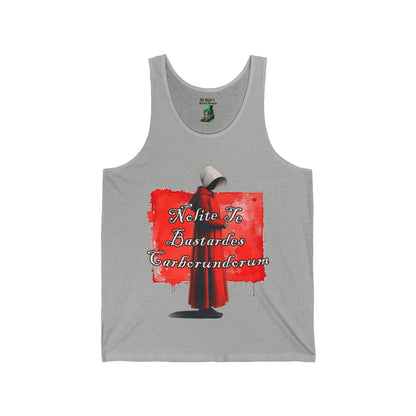 Handmaid Quote Tank Top — "Nolite Te Bastardes Carborundorum" Graphic