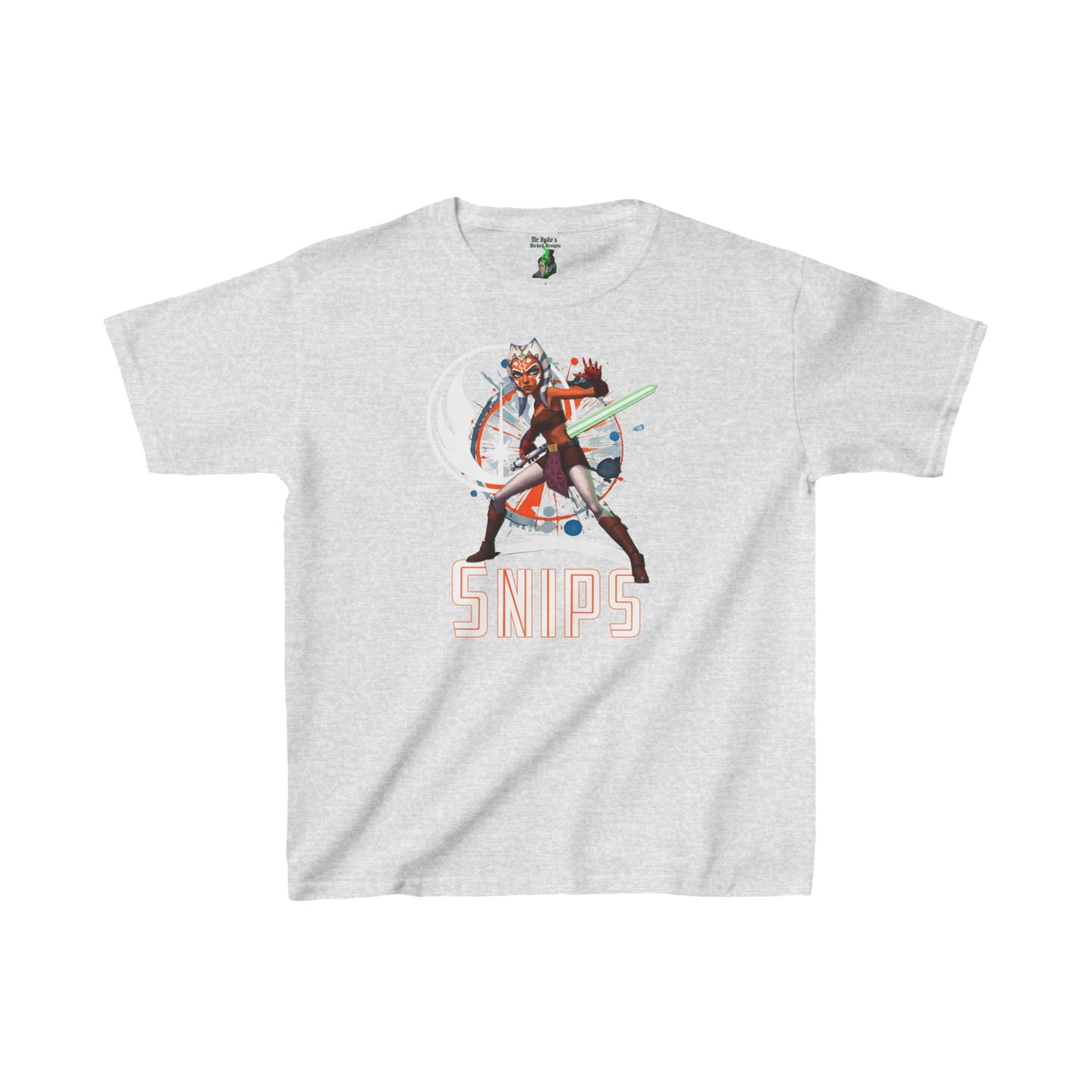 Kids Tee, Cosmic Jedi Ahsoka Tano Tribute Shirt, Star Wars Fan Gift, Girl Power Youth Tee, Nerd Pride T-Shirt, Sci-Fi Enthusiast Apparel,